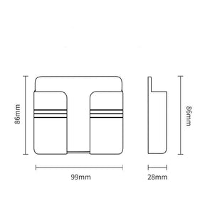 Mobile Phone Charging Storage Rack Punch-free Sticky Storage Box