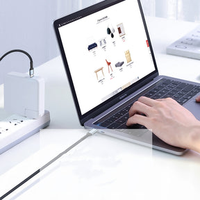 PD Fast Charge 100W Data Cable Braided C-C For Mobile Phone Super Fast Charge