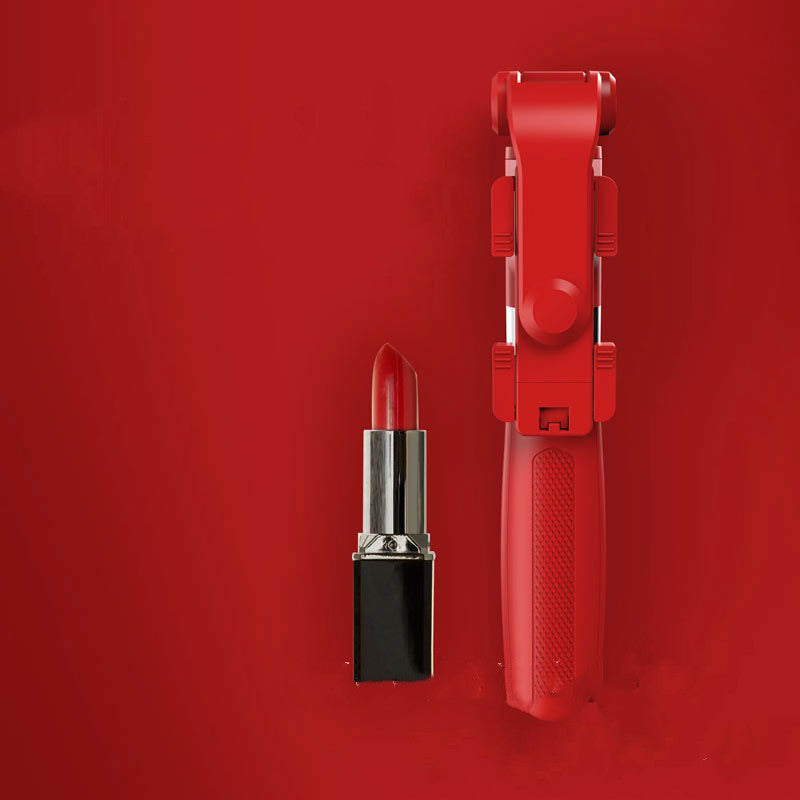 Compatible with Apple, Tripod Selfie Stick Mobile Universal Live Triangle Bracket One Blutetooth Selfie Artifac