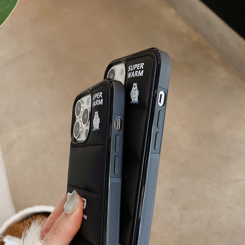 Fashion Simple Anti-Drop Leather Phone Case