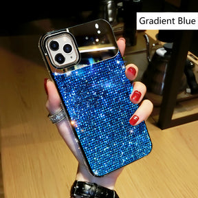 Gradual Rhinestone Mobile Phone Protective Case