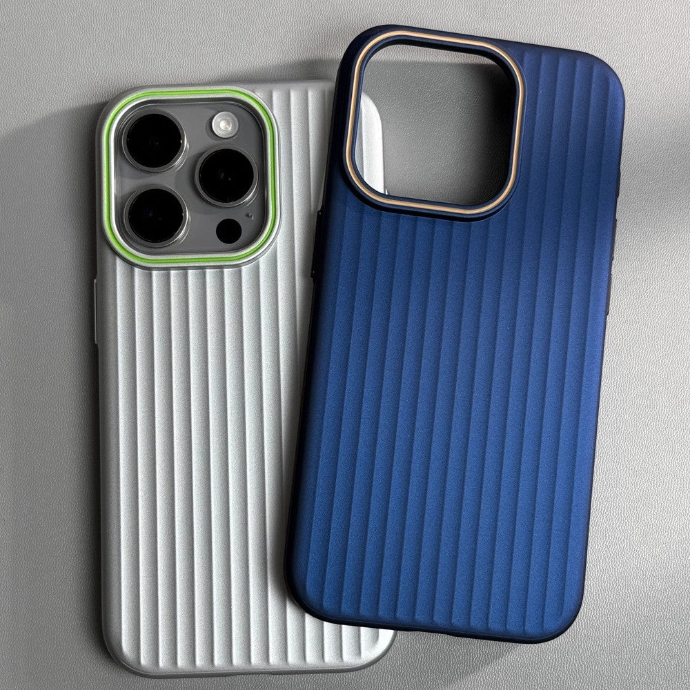 Premium Ribbed Matte iPhone Pro Case – Slim Shockproof Protective Cover with Textured Grip, Raised Camera Protection & Anti-Scratch Finish