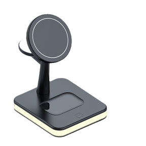 Magnetic Mobile Phone Wireless Fast Charger Three-in-one Applicable Earphone Watch